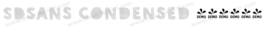SDSans Condensed 字体字体转换